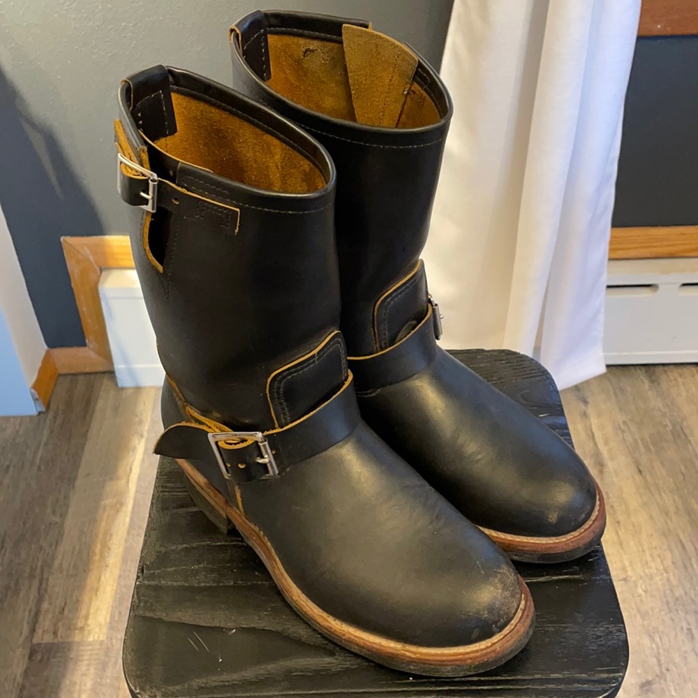 Red Wing 2966 Black Engineer